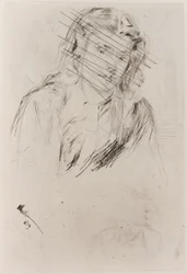 Fumettes böjda huvud, 1859.