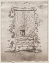 Trädgård, 1886.