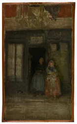 Guld och orange: The Neighbors, ca 1894-95 (olja på träpanel)