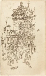 Rådhuset, Loches, 1888.