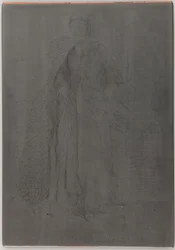 La Mere Gerard. En av de tolv etsningarna från naturen, 1857-1858.