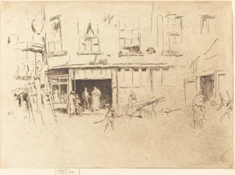 Lilla hovet, ca. 18801881.