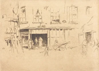 Lilla hovet, ca. 18801881.