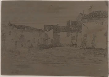 Liverdun. En av de tolv etsningarna från naturen, 1858.