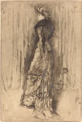Maud, Stående, c. 1873.