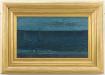 Nocturne: blått och silver - Bognor, 1871-1876.