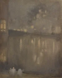 Nocturne: Grey and GoldCanal, Holland, 1882.