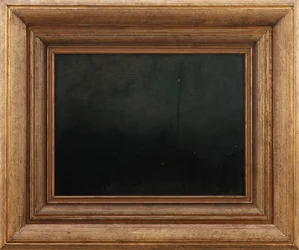 Nocturne i svart och guld: infarten till Southampton Water, ca 1875-76