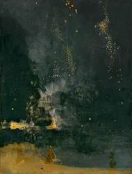Nocturne in Black and Gold, den fallande raketen, 1875
