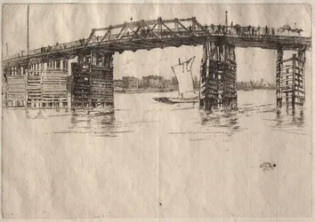 Gamla Battersea Bridge.