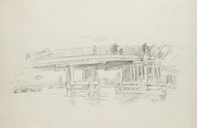 Old Battersea Bridge, 1879, publicerad 1887