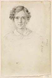 Porträtt av Whistler, 1845 eller 1846.