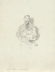Porträtt av Stéphane Mallarmé