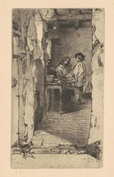 Rag Pickers, Mouffetard Quarter, Paris, 1858.