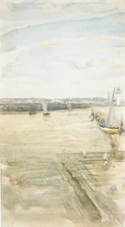 Scen på Mersey.