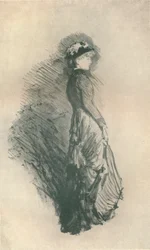 Studie: Stående figur, 1878, 1904
