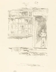 Frisörsalongen i Mews, 1896.