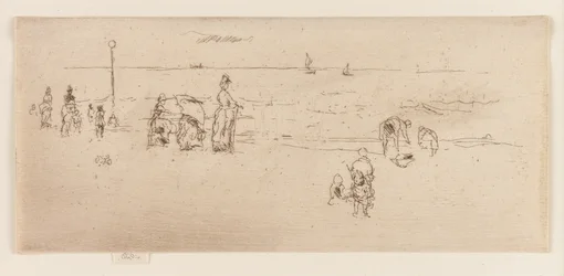 Stranden, Oostende, 1887.
