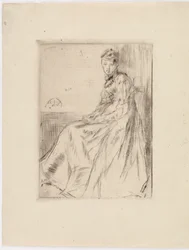 Brevet Maud, sittande, 1873.