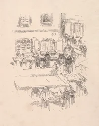 Marknaden, Vitre, 1893.