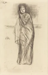 Modellen vilar, 1870.