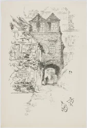 Prästens hus, Rouen, 1894-95 (lito på papper)