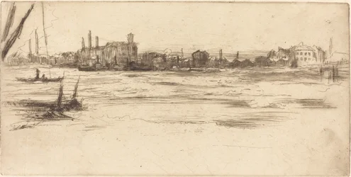 Den oroliga Themsen, ca. 1875.