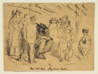 Titelsida från den franska uppsättningen Douze Eaux-Fortes d’Après Nature, 1858.