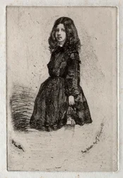 Tolv etsningar från naturen: Annie, 1858.