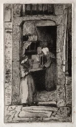 Tolv etsningar från naturen: The Mustard Merchant, 1858.