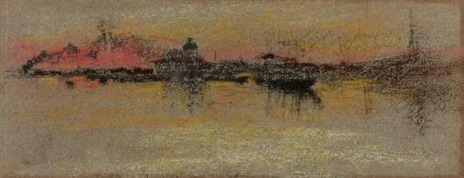 Venedig: Soluppgång på Rialto, 1880.