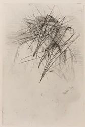 Whistler med hatt, 1859.