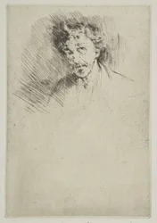 Whistler med det vita låset, 1879.