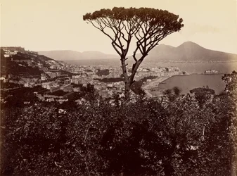 Panorama över Neapel