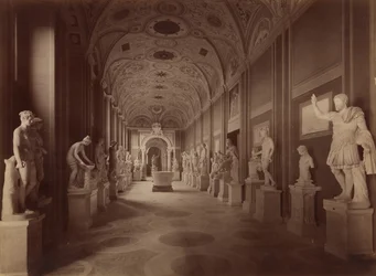 Statyernas sal, 1850-60-tal.