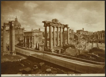 Forum Romanum, sett från huvudstaden