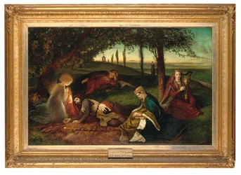 Sancgreall, kung Arthur läkte från sitt svåra sår
