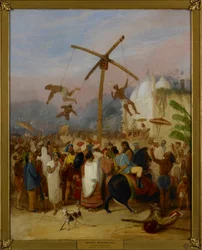 Charakpuja, den krok-svingande festivalen