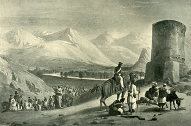 Maidandalen och Buzrak Tower, 1842, 1901.