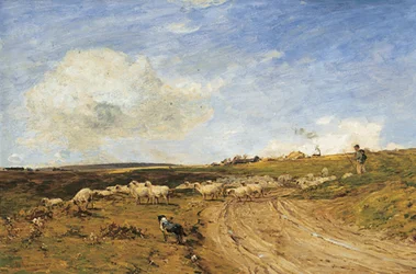 A Breezy Day (olja på duk)