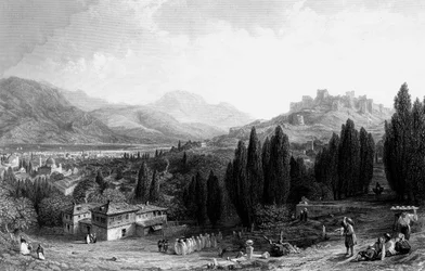 Smyrna, Turkiet, 1800-talet.