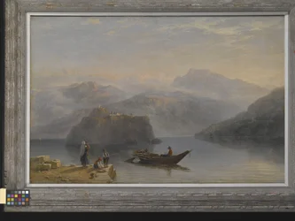 Lago Maggiore (?) (olja på duk)