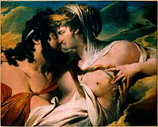 Juno och Jupiter på berget Ida av James Barry