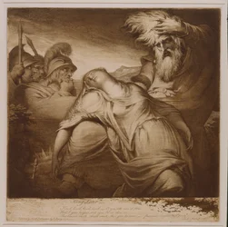 Kung Lear och Cordelia