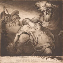 Kung Lear och Cordelia