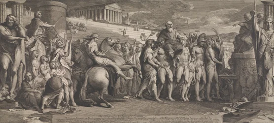 The Diagorides Victors at Olympia (Design for the Walls of the Great Room of the Society for the Encouragement of the Arts)