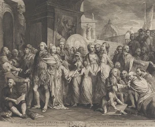 Drottningen eller inhemsk utbildning i Windsor (Designs for the Walls of the Great Room of the Society for the Encouragement of the Arts)