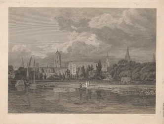 South View of Christ Church, etc. från ängarna