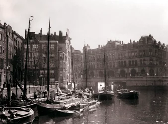 Kanalbåtar, Rotterdam, 1898.