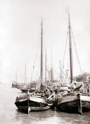 Kanalbåtar, Rotterdam, 1898.